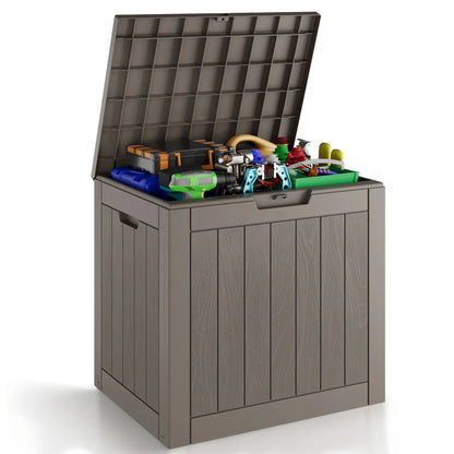 31-Gallon Outdoor Storage Box – Waterproof & UV-Resistant Patio Deck Organizer for Cushions, Toys, Tools & Garden Essentials