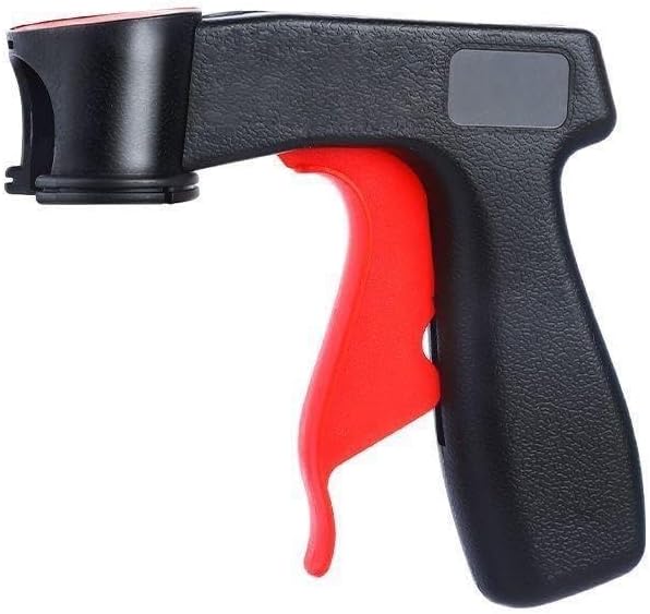 Ergonomic Full Spray Paint Gun Handle - Handheld Spray Painting Tool Accessory, Fatigue-Reducing Trigger Grip for Refinishing Cars, Plastic Composite Furniture Upgrades, Non-Woven Material Use - Father's Day Gift Option