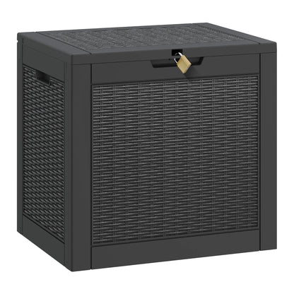 31-Gallon Outdoor Storage Box – Waterproof & UV-Resistant Patio Deck Organizer for Cushions, Toys, Tools & Garden Essentials