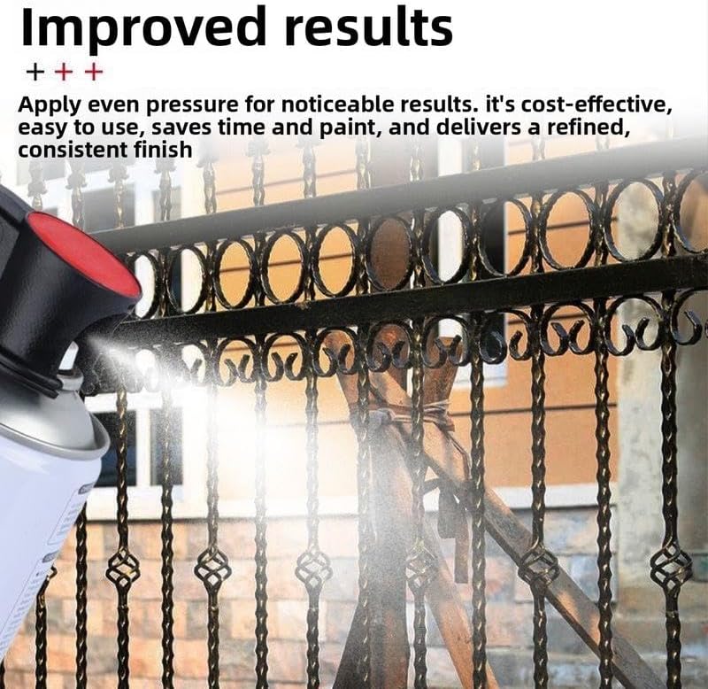 Ergonomic Full Spray Paint Gun Handle - Handheld Spray Painting Tool Accessory, Fatigue-Reducing Trigger Grip for Refinishing Cars, Plastic Composite Furniture Upgrades, Non-Woven Material Use - Father's Day Gift Option
