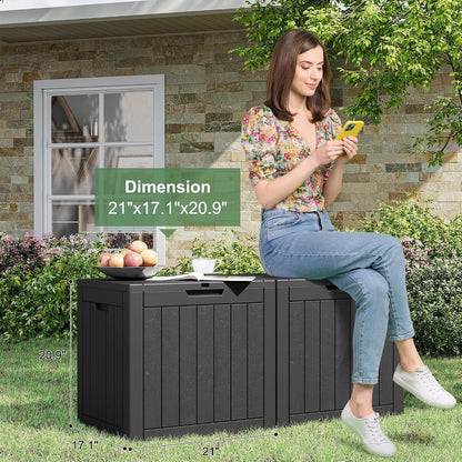 31-Gallon Outdoor Storage Box, Waterproof & UV-Resistant, Perfect for Organizing Patio Furniture, Cushions, Toys, and Tools. Ideal for Patio, Garage, and Deck.Summervibes